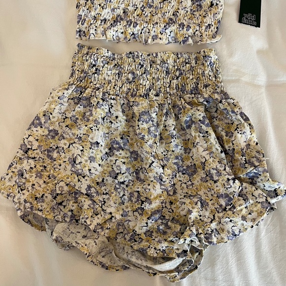 Wild Fable Floral Set Multi Colored Women’s Size XS NWT - Picture 3 of 6